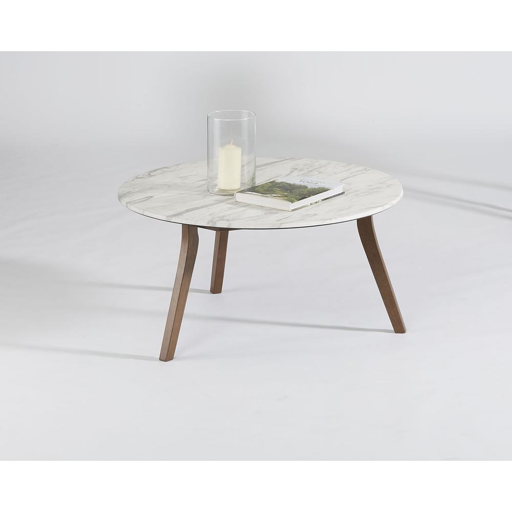 Cocktail Table, Domoni White/Honey. The main picture.