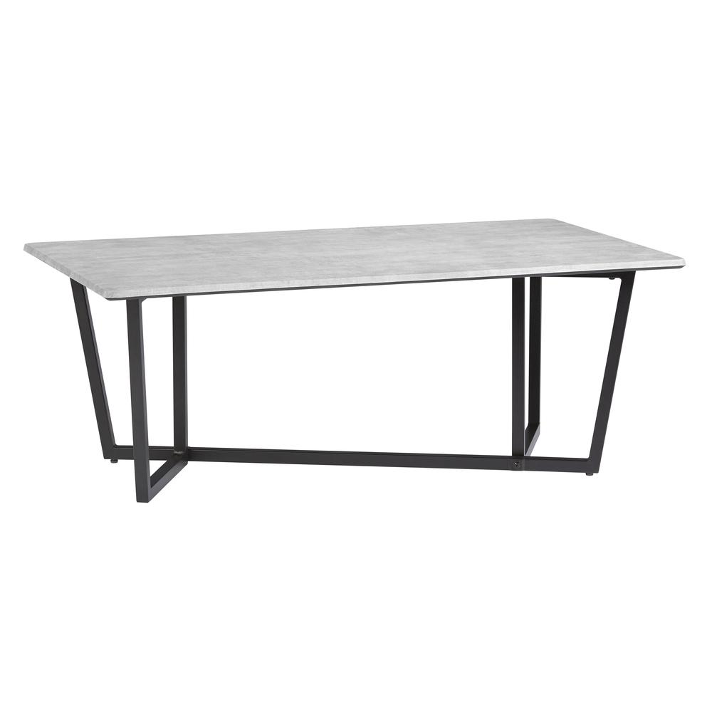 Cocktail Table, Industrial Gray/Black Metal. Picture 3
