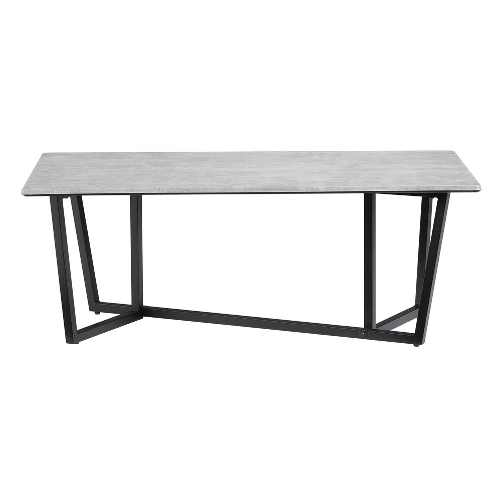 Cocktail Table, Industrial Gray/Black Metal. Picture 2