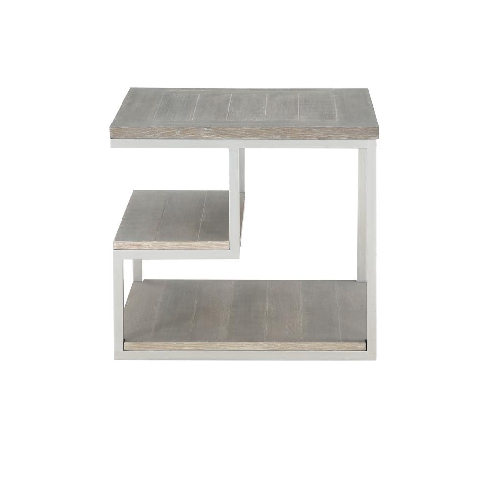 End Table, Gray/Natural. Picture 2