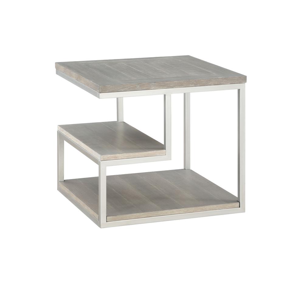 End Table, Gray/Natural. Picture 1