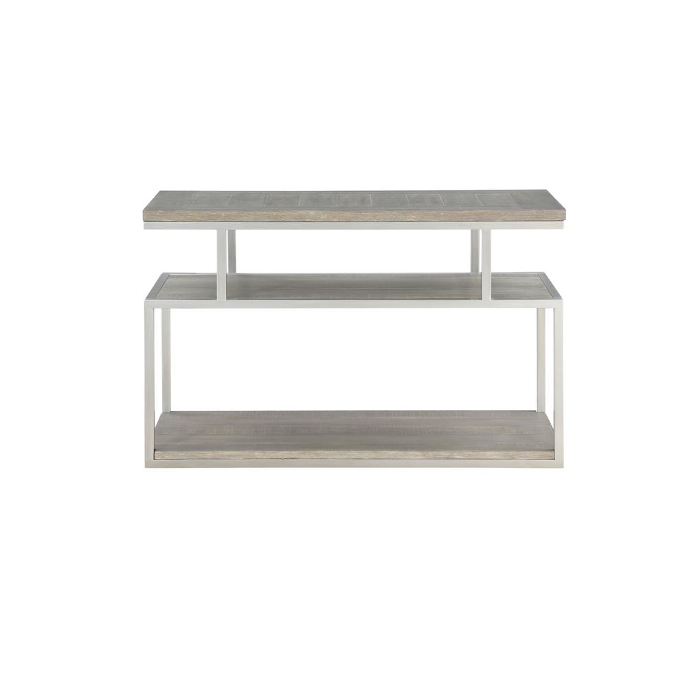 Sofa/Console Table, Gray/Natural. Picture 2