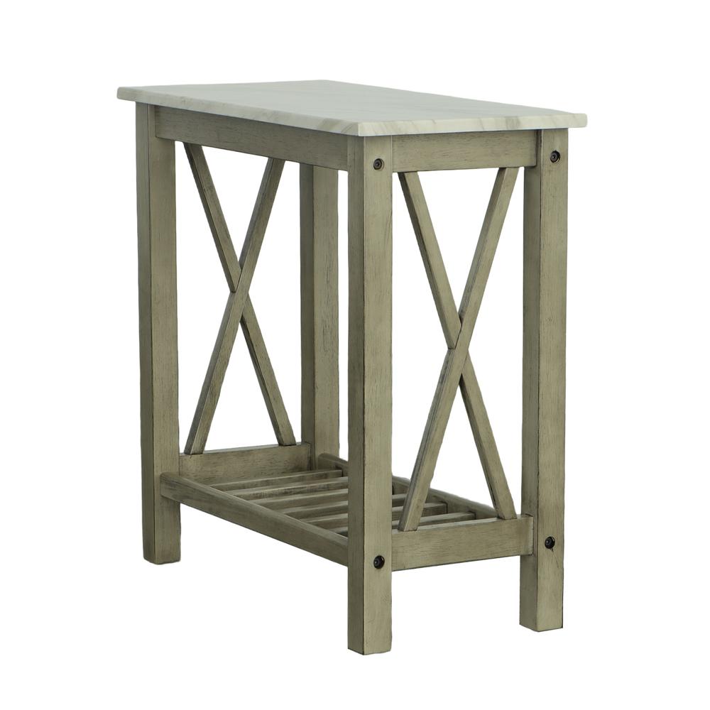 Chairside Table - Gray. Picture 3