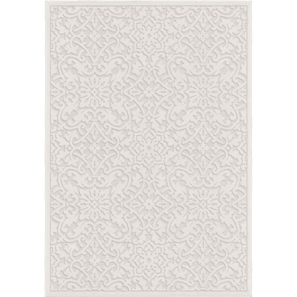 Orian Boucle Indoor/Outdoor Biscay Natural Area Rug (7'9" x 10'10"). Picture 1