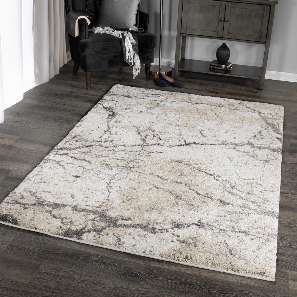 Super Shag Marquina Ivory (7'10" x 10'10"). Picture 6