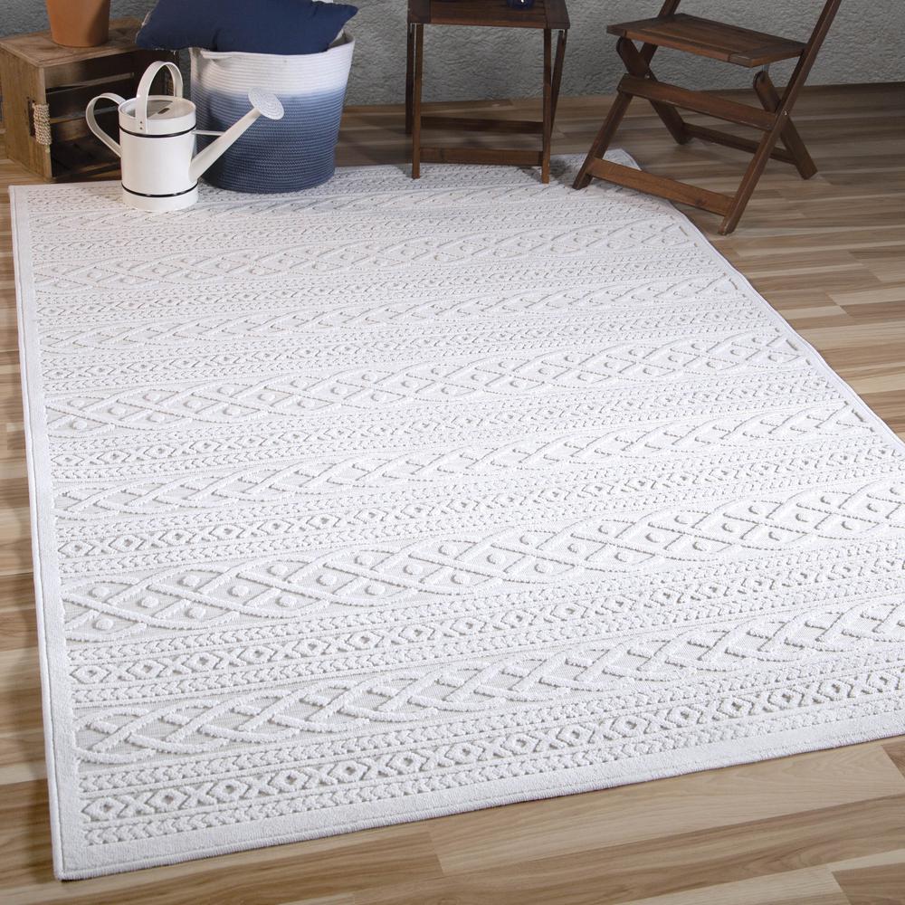 Boucle Jenna Natural (9'" x 13'"). Picture 6