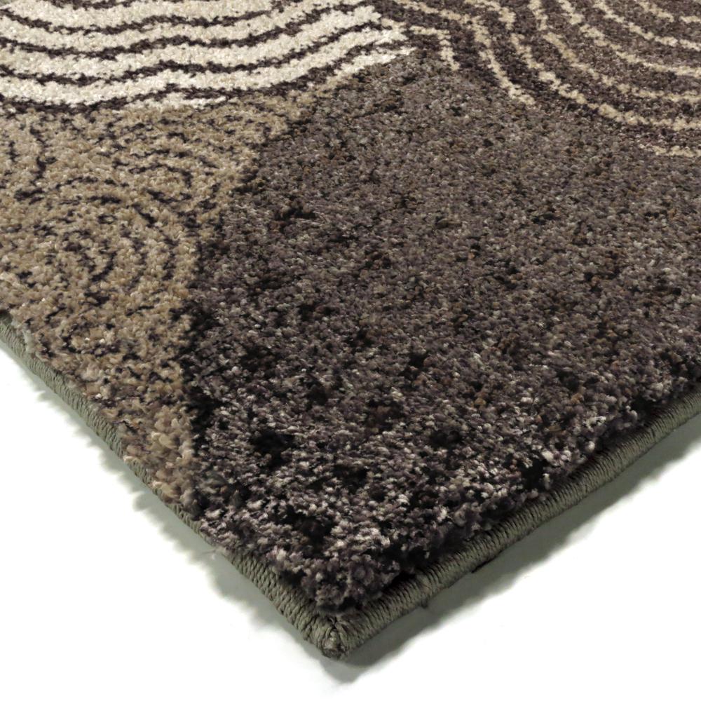 Wild Weave Oystershell Seal Black Area Rug (5'3" x 7'6"). Picture 3