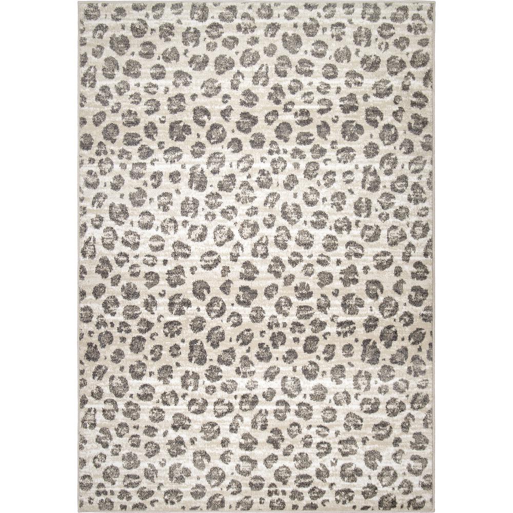 Skins Snow Leopard Grey (6'7" x 9'6"). Picture 1