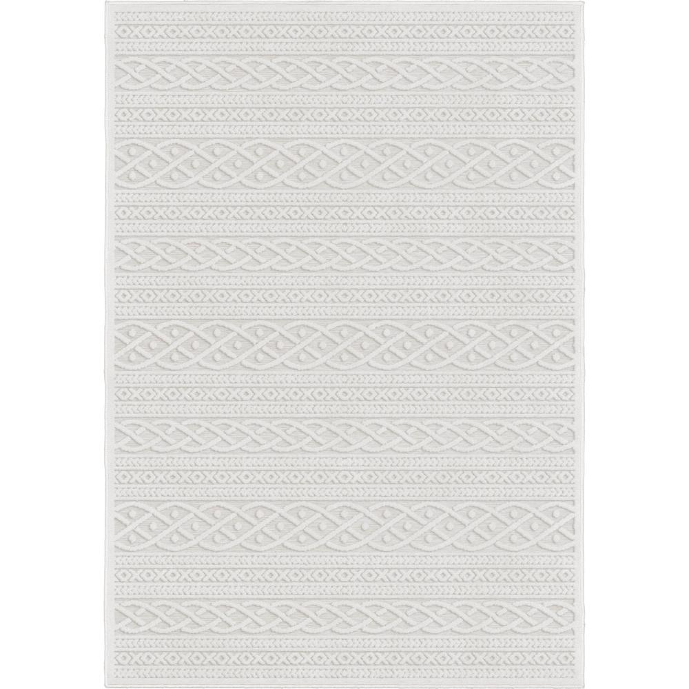 Orian Boucle Indoor/Outdoor Jenna Natural Area Rug (7'9" x 10'10"). Picture 1