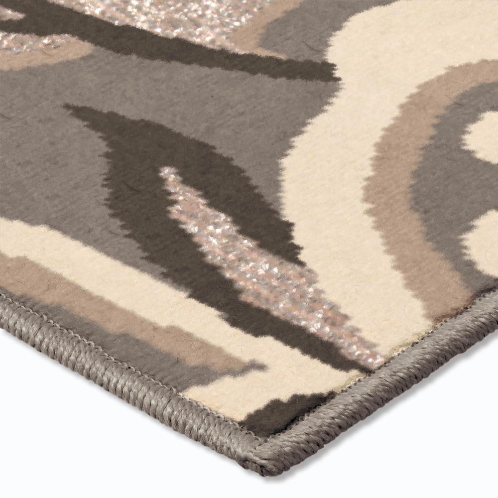 Orian Nuance Lily Taupe Area Rug (5'3" x 7'6"). Picture 4