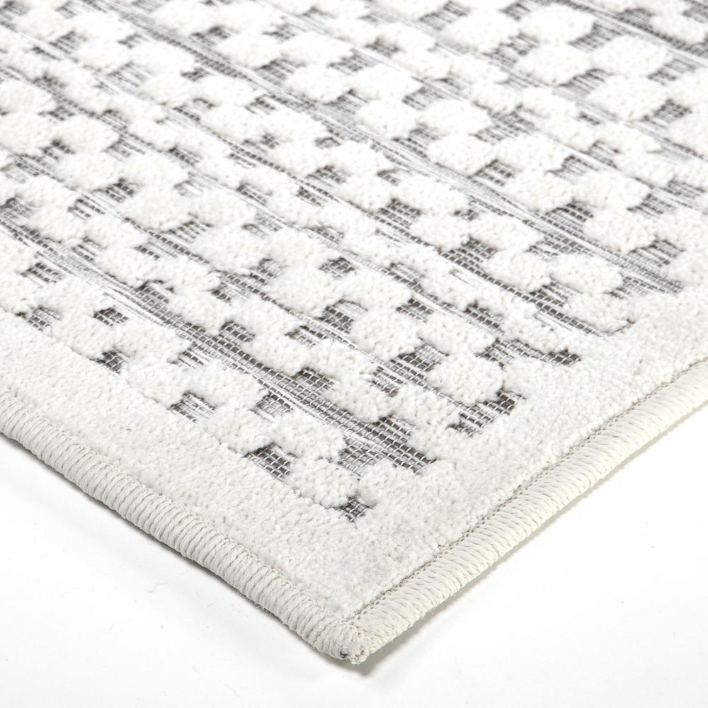 Boucle' Aegean Natural Grey Area Rug (6'5" x 9'5"). Picture 5
