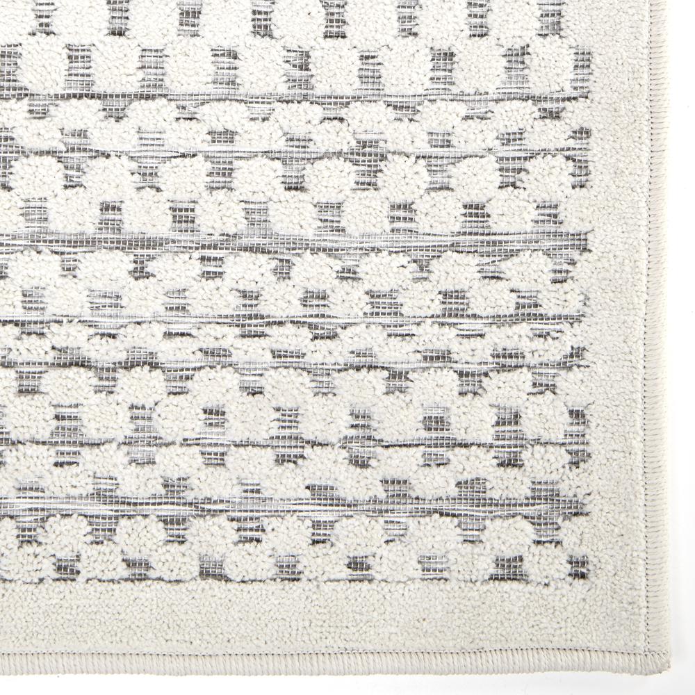 Boucle' Aegean Natural Grey Area Rug (6'5" x 9'5"). Picture 6