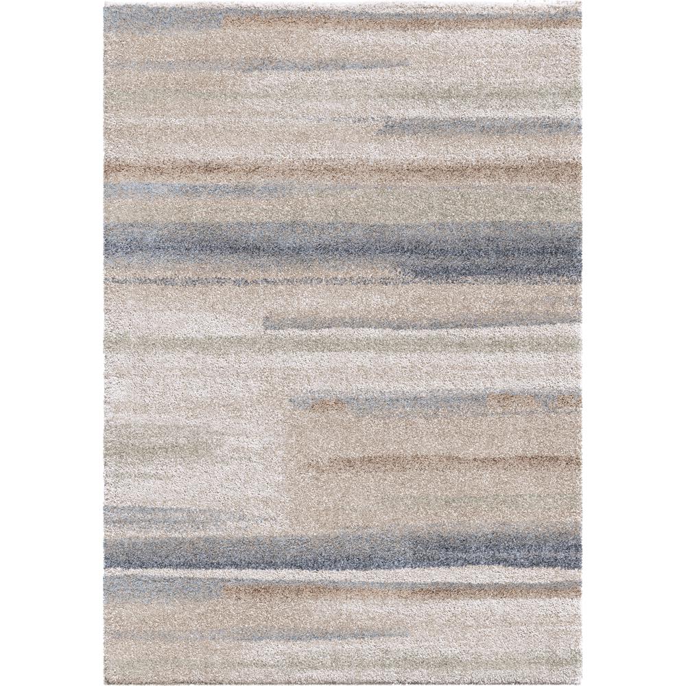 Mystical Modern Motion Muted Blue (5'3" x 7'6"). Picture 1