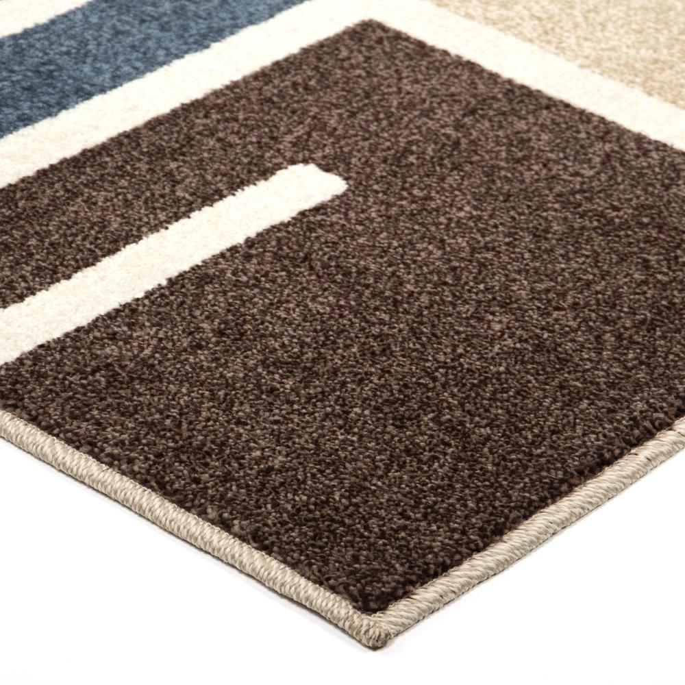 Boucle Indoor/Outdoor Lansing Harbor Blue Area Rug (9' x 13'). Picture 8