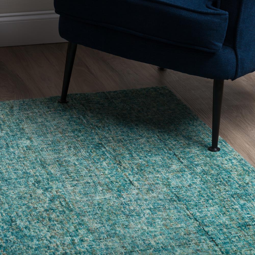 Calisa CS5 Turquoise 10' x 10' Octagon Rug. Picture 8