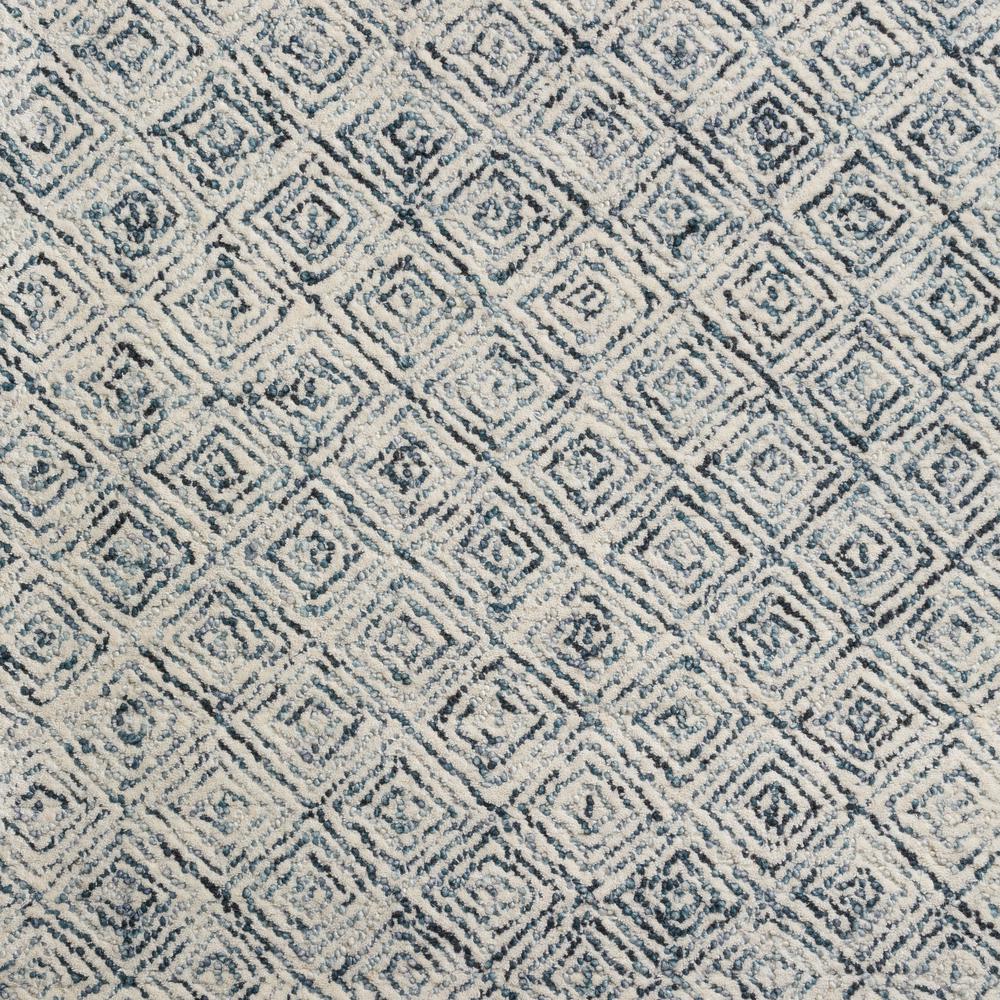 Zoe ZZ1 Charcoal 2'3" x 7'6" Runner Rug. Picture 3