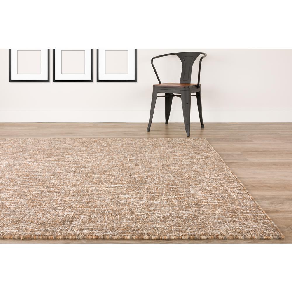 Mateo ME1 Mocha 2'3" x 7'6" Runner Rug. Picture 9