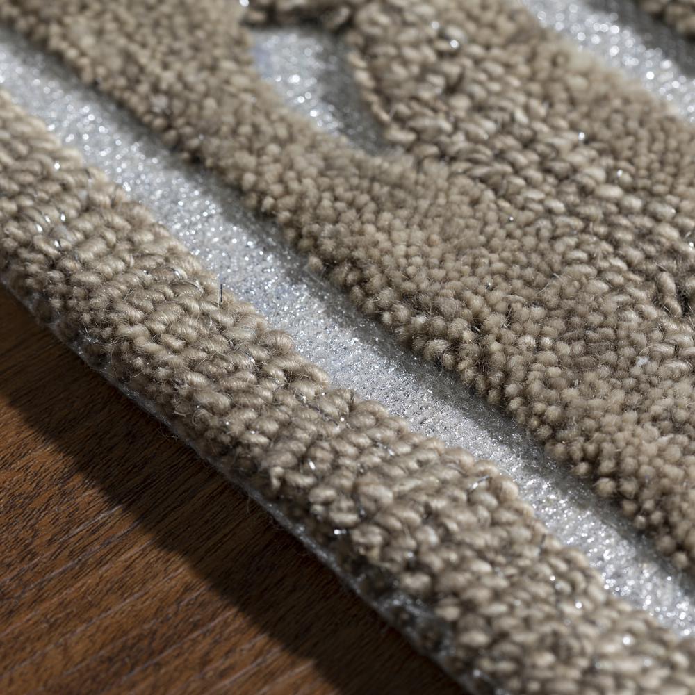 Vibes VB1 Beige 2'3" x 7'6" Runner Rug. Picture 11