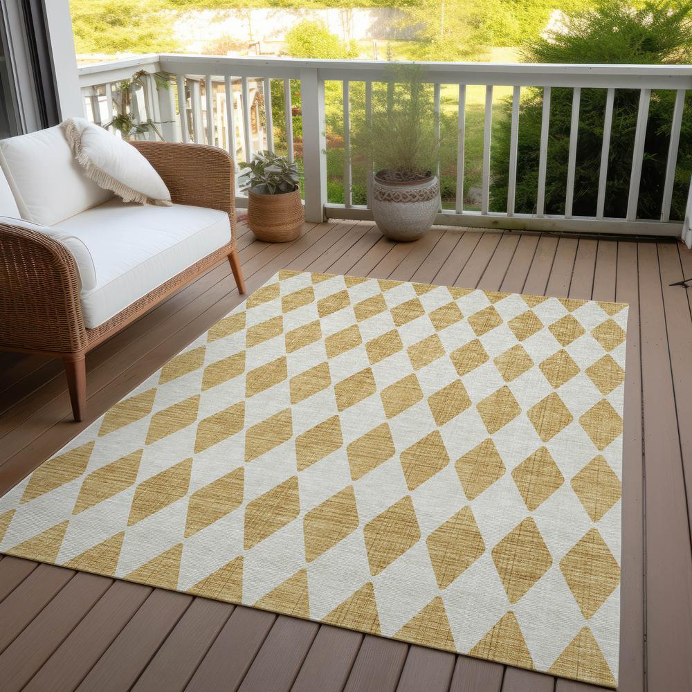 Chantille ACN578 Gold 10' x 14' Rug. Picture 8