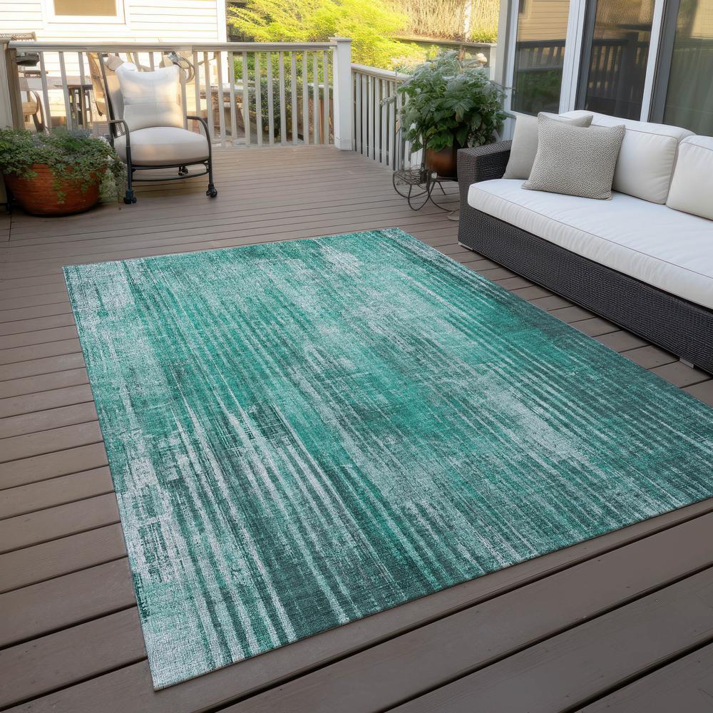 Chantille ACN582 Teal 10' x 14' Rug. Picture 8