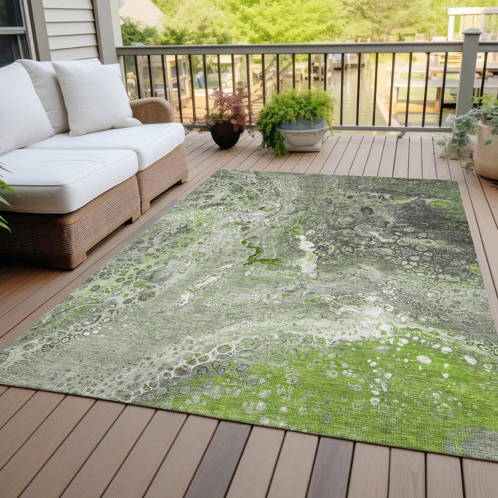 Chantille ACN588 Green 10' x 14' Rug. Picture 8