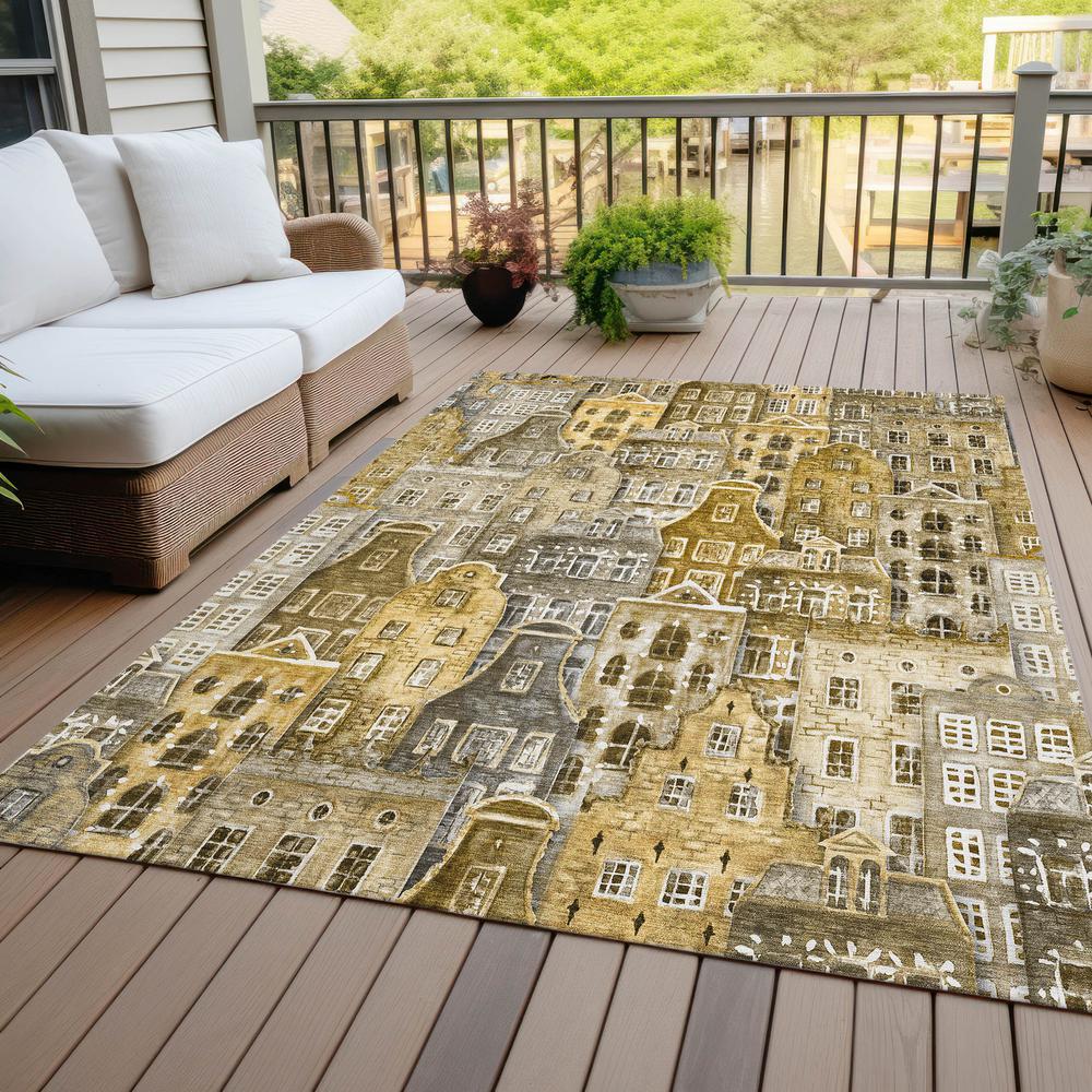 Chantille ACN600 Brown 10' x 14' Rug. Picture 8