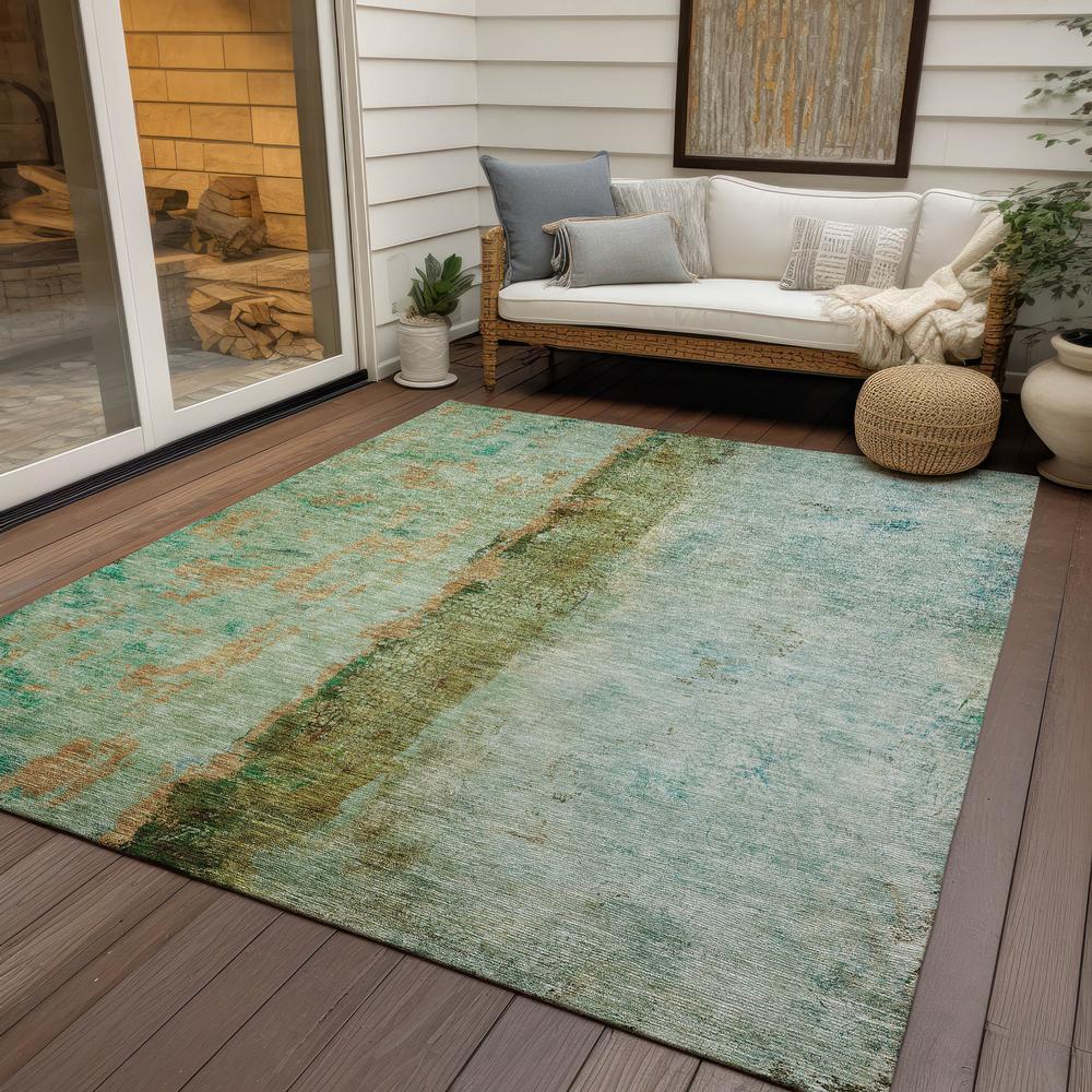 Chantille ACN605 Green 10' x 14' Rug. Picture 9