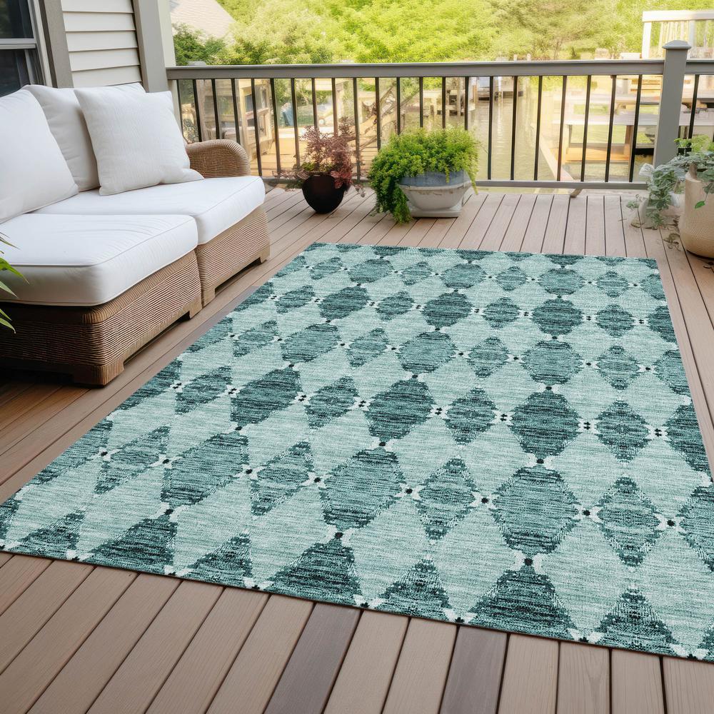Chantille ACN610 Teal 10' x 14' Rug. Picture 8