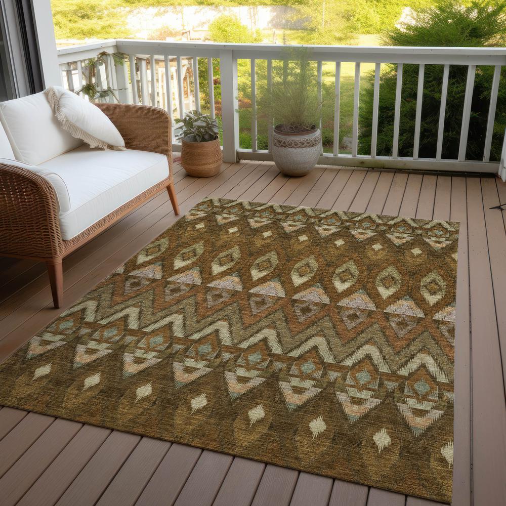 Chantille ACN617 Brown 10' x 14' Rug. Picture 8