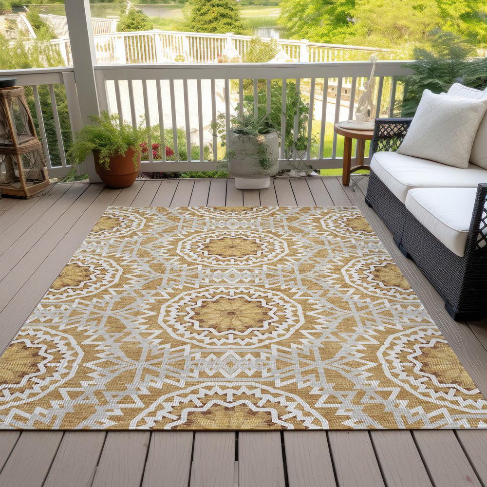 Chantille ACN619 Gold 10' x 14' Rug. Picture 8