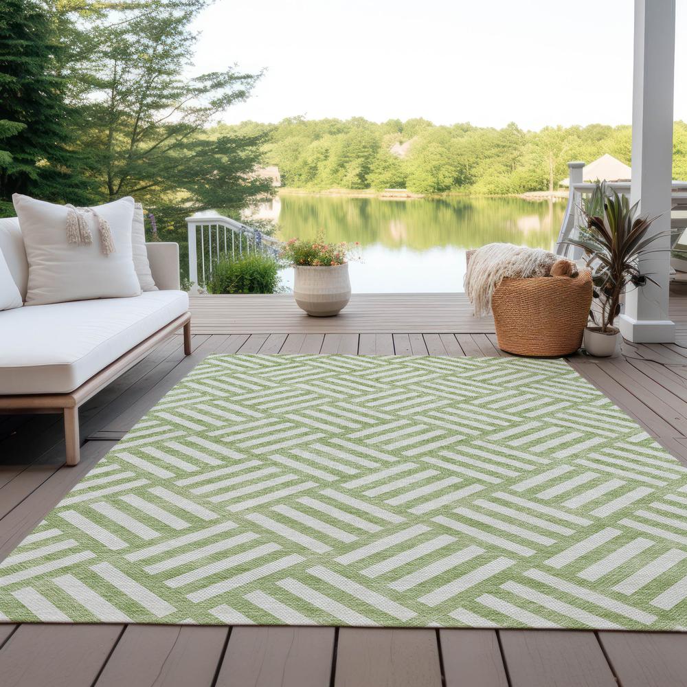 Chantille ACN620 Green 10' x 14' Rug. Picture 8