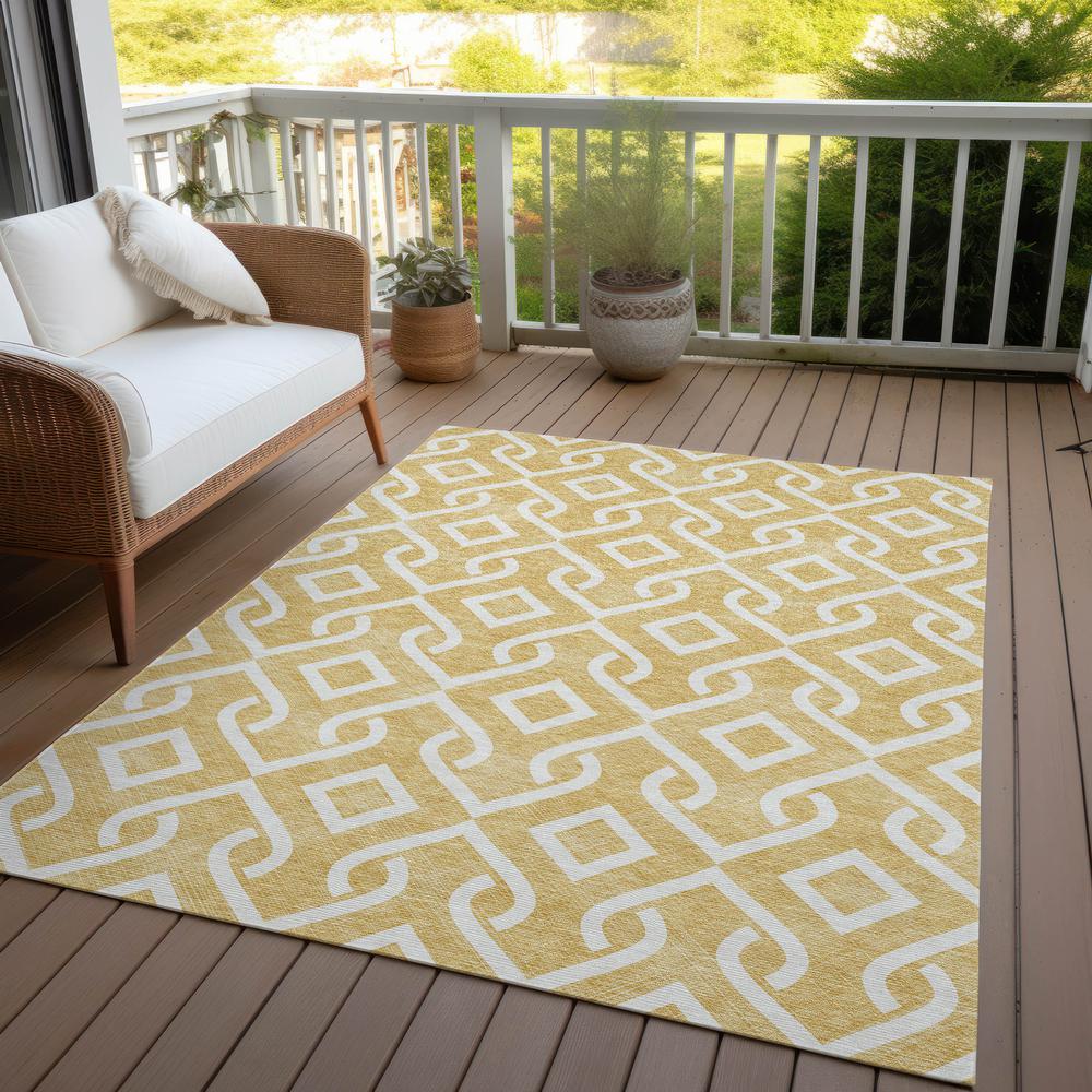 Chantille ACN621 Gold 10' x 14' Rug. Picture 8