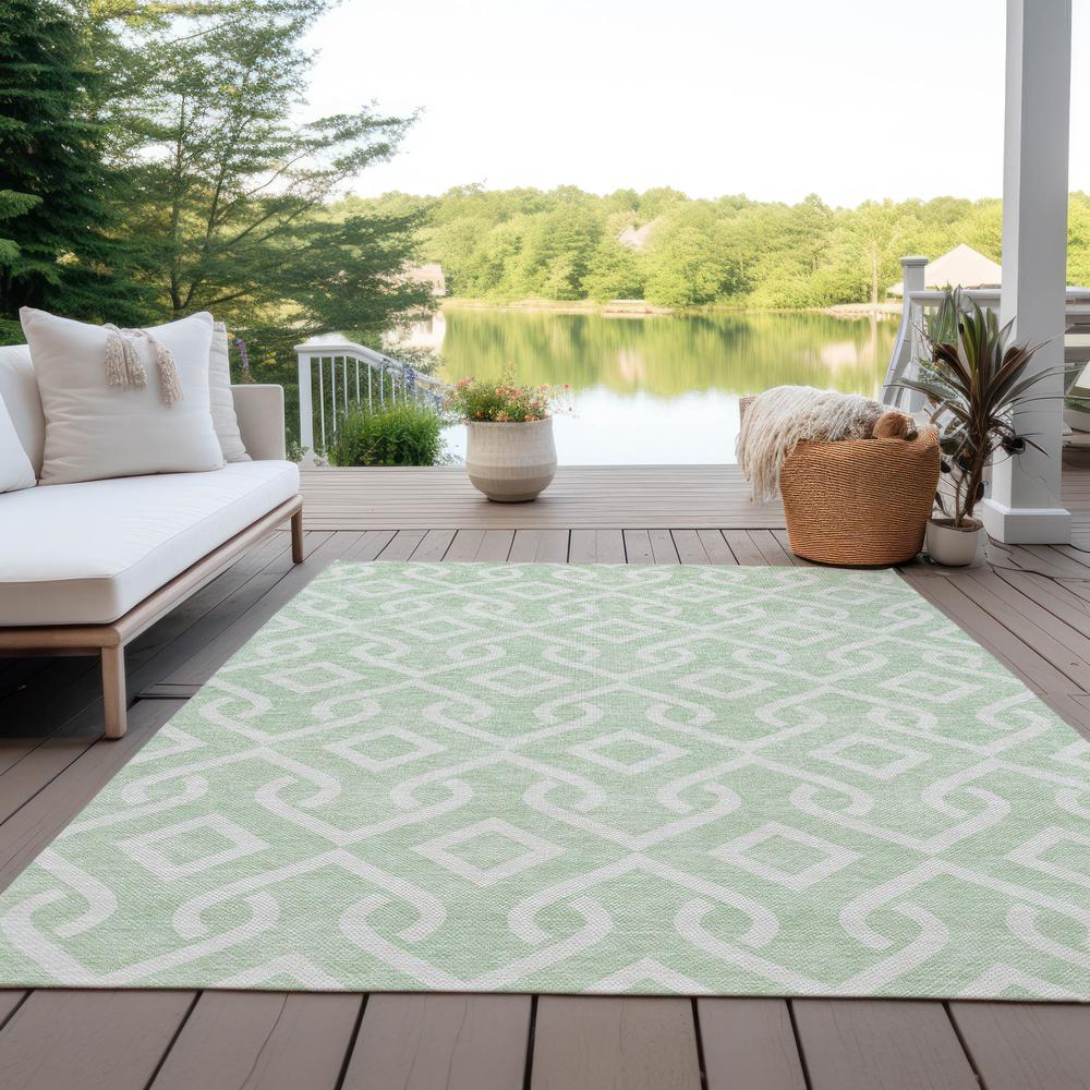 Chantille ACN621 Green 10' x 14' Rug. Picture 8