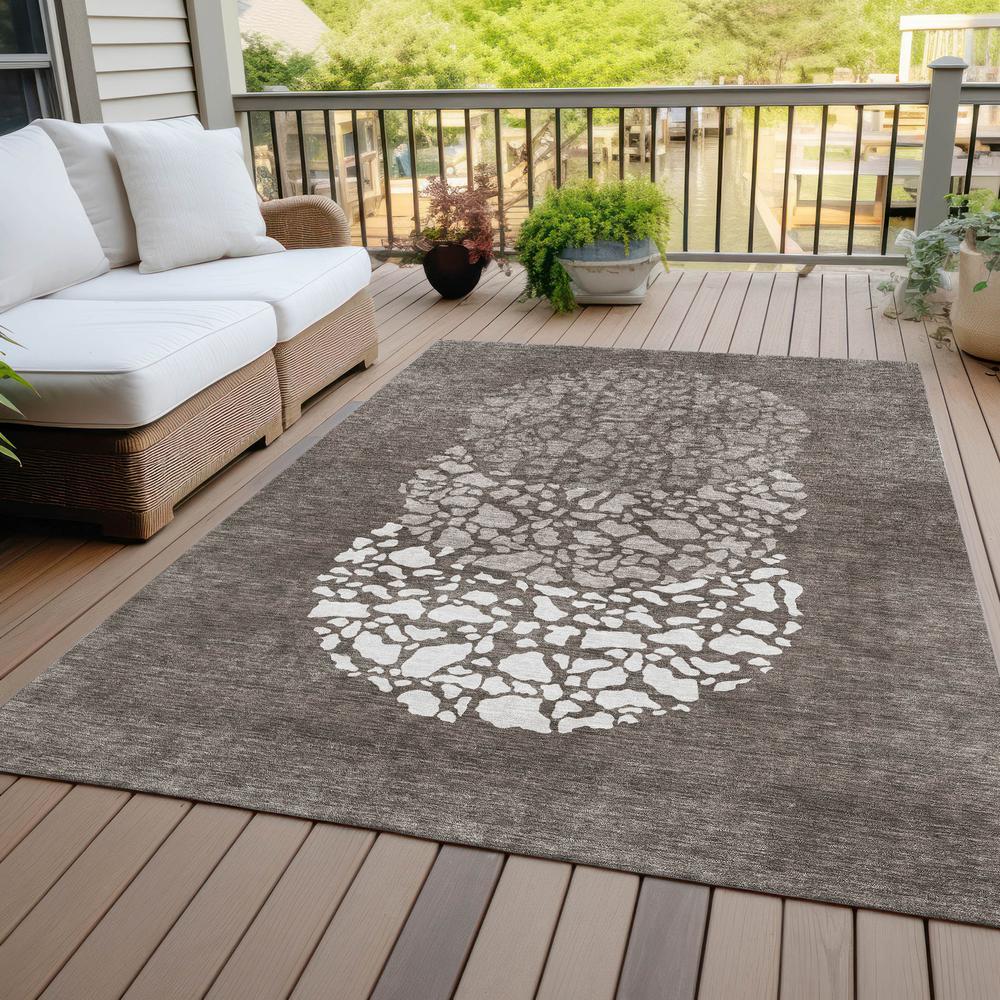 Chantille ACN643 Brown 10' x 14' Rug. Picture 8