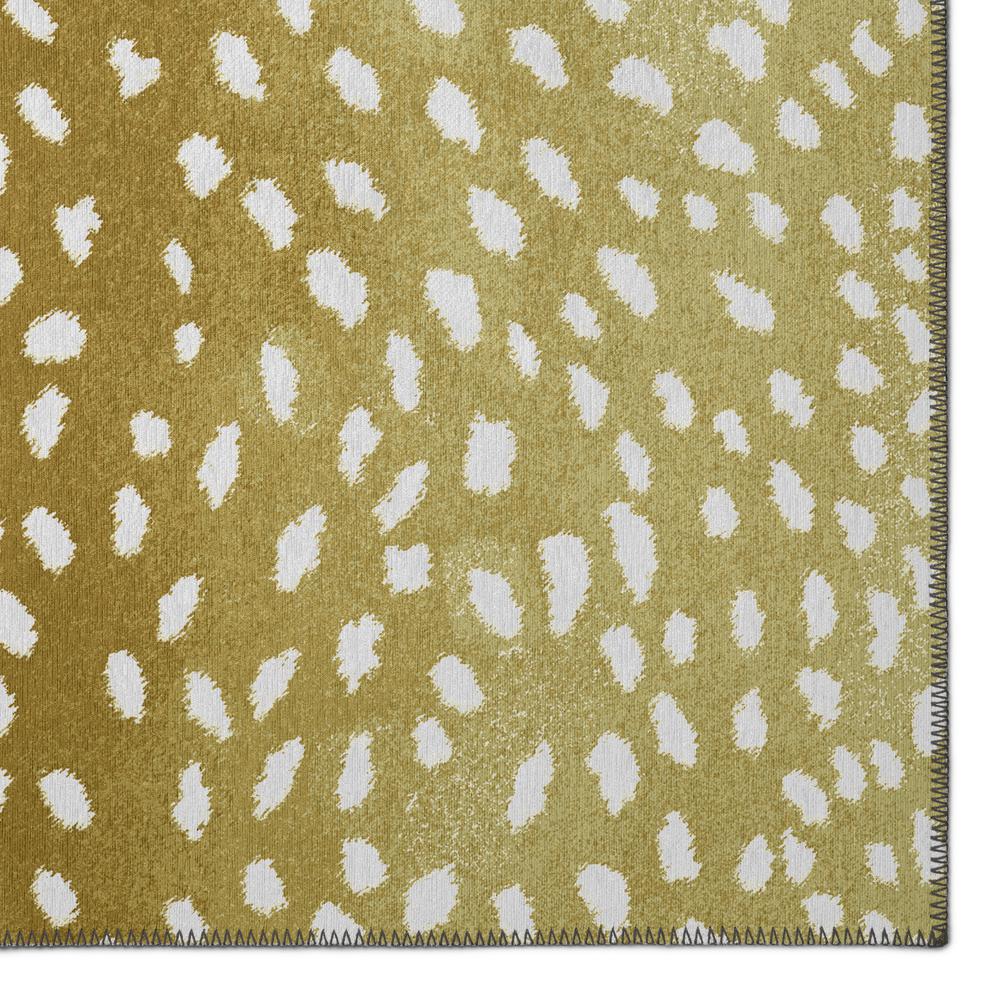 Indoor/Outdoor Mali ML3 Gold Washable 8' x 10' Rug. Picture 3