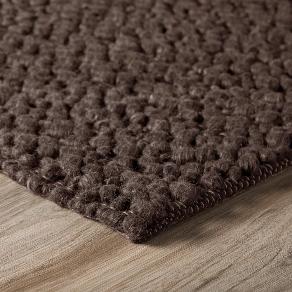 Gorbea GR1 Chocolate 2'3" x 7'6" Runner Rug. Picture 4