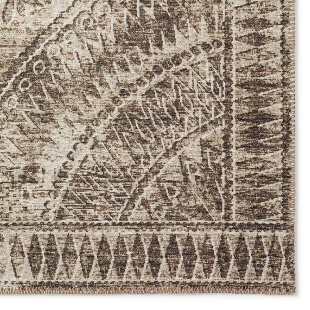 Indoor/Outdoor Sedona SN7 Taupe Washable 8' x 10' Rug. Picture 3