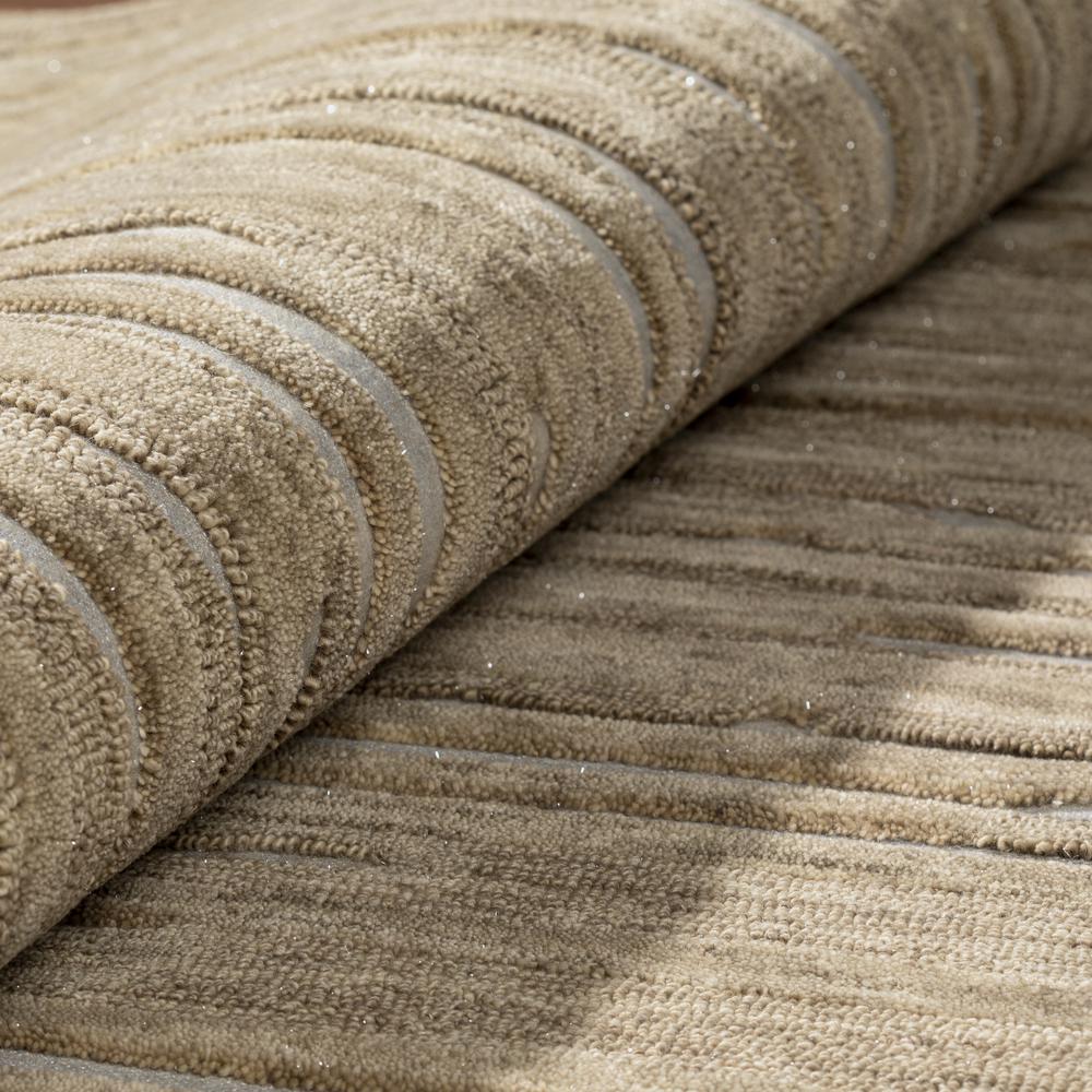 Vibes VB1 Beige 2'3" x 7'6" Runner Rug. Picture 6