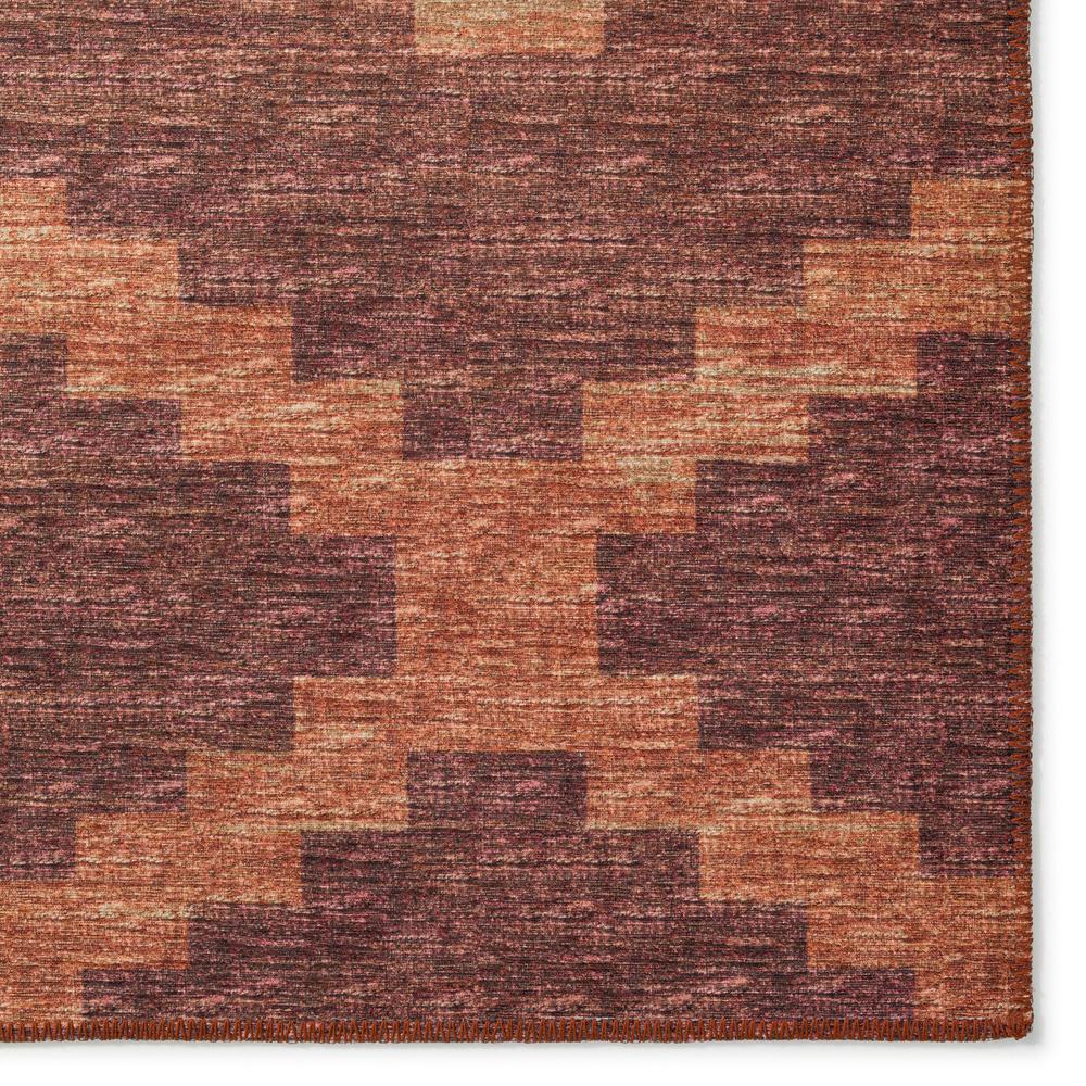 Indoor/Outdoor Sedona SN9 Spice Washable 8' x 10' Rug. Picture 3