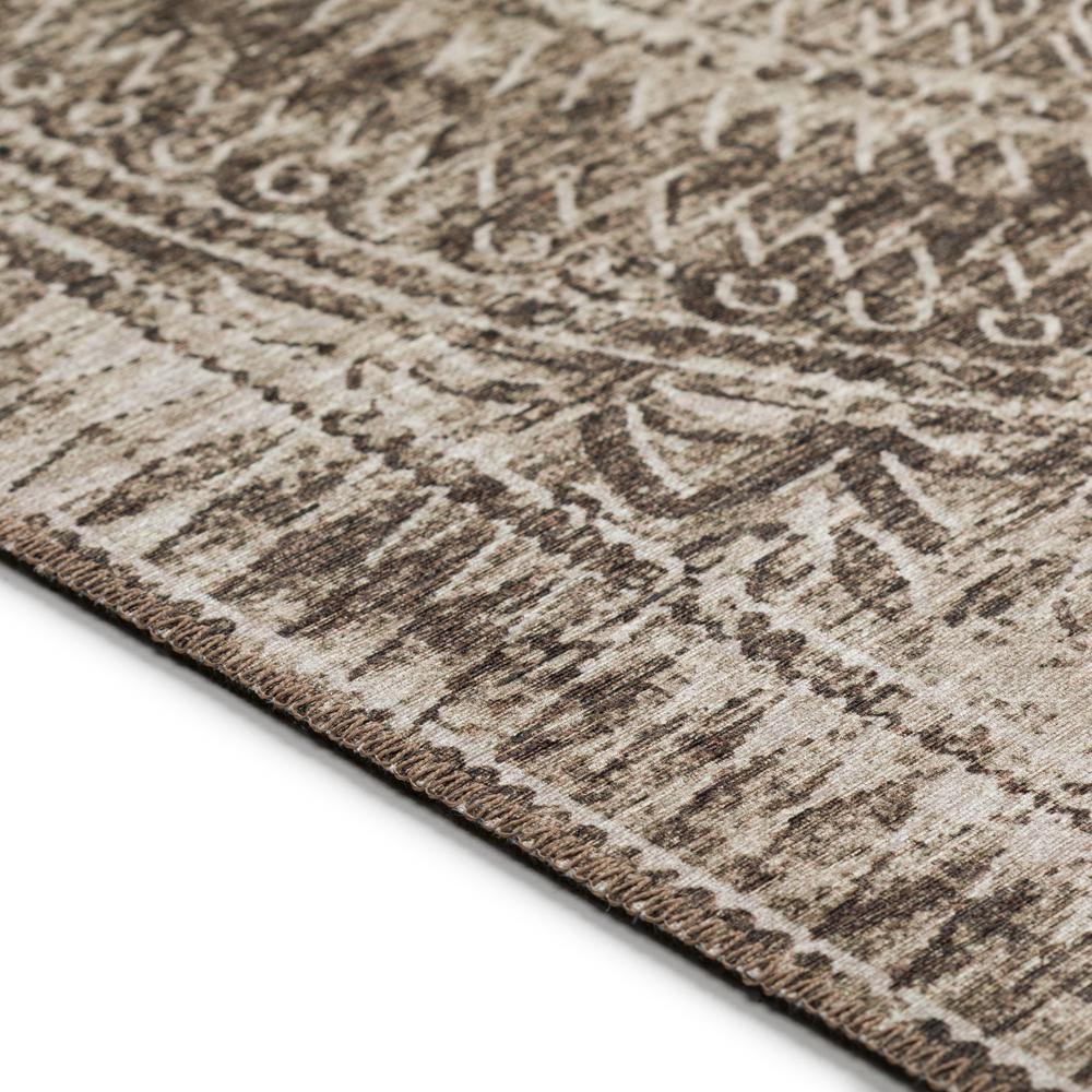 Indoor/Outdoor Sedona SN7 Taupe Washable 8' x 10' Rug. Picture 7