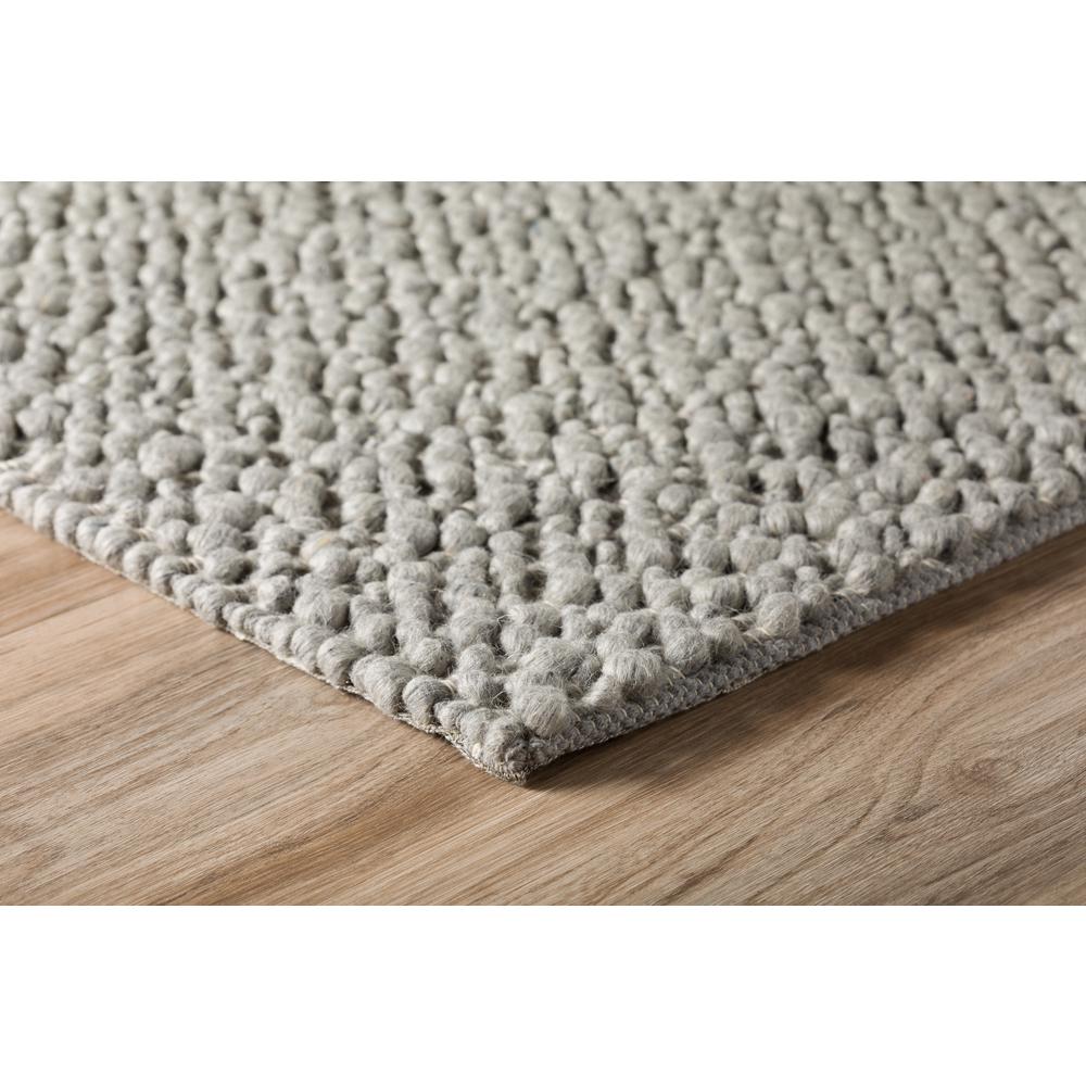 Gorbea GR1 Silver 2'6" x 10' Runner Rug. Picture 4