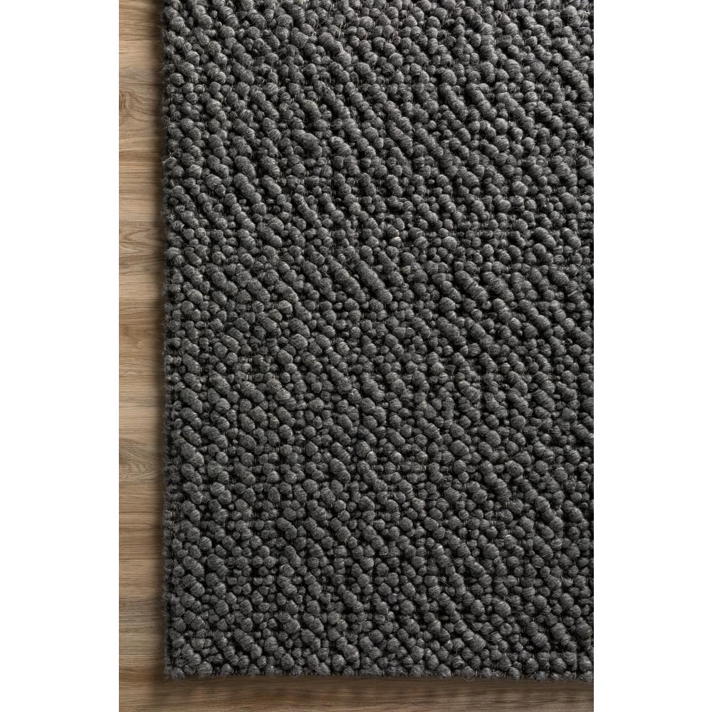 Gorbea GR1 Charcoal 2'6" x 10' Runner Rug. Picture 3