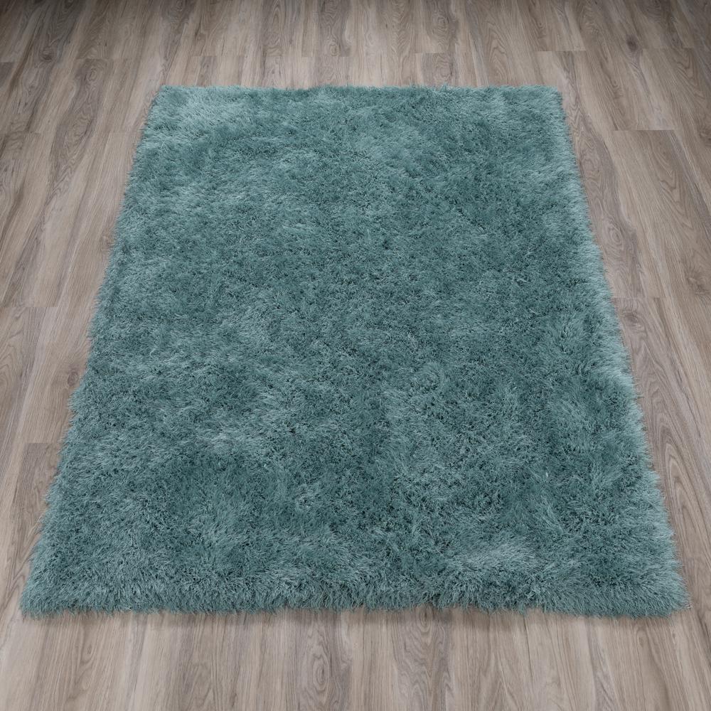 Impact IA100 Teal 2'6" x 10' Runner Rug. Picture 12