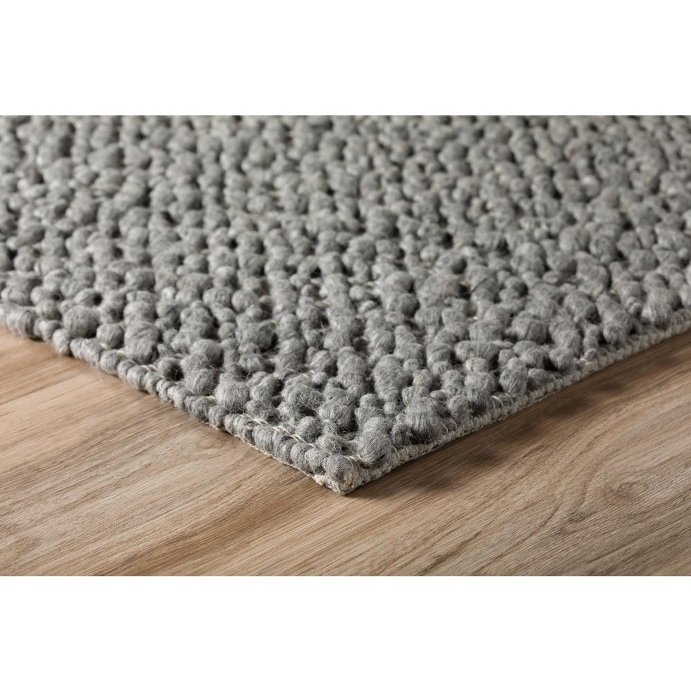Gorbea GR1 Pewter 2'6" x 10' Runner Rug. Picture 4