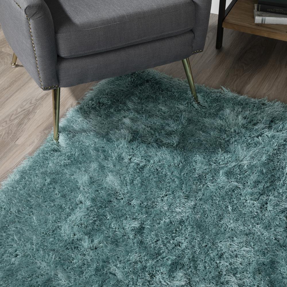 Impact IA100 Teal 2'6" x 10' Runner Rug. Picture 9