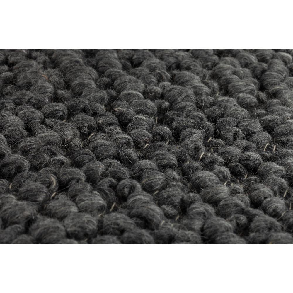 Gorbea GR1 Charcoal 2'6" x 10' Runner Rug. Picture 8