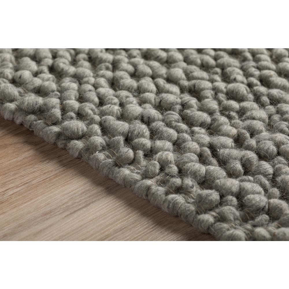 Gorbea GR1 Silver 2'6" x 10' Runner Rug. Picture 10