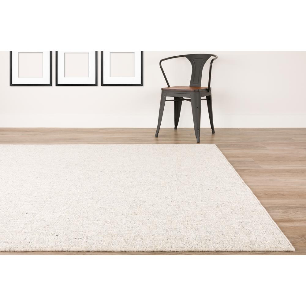 Mateo ME1 Ivory 2'6" x 10' Runner Rug. Picture 8