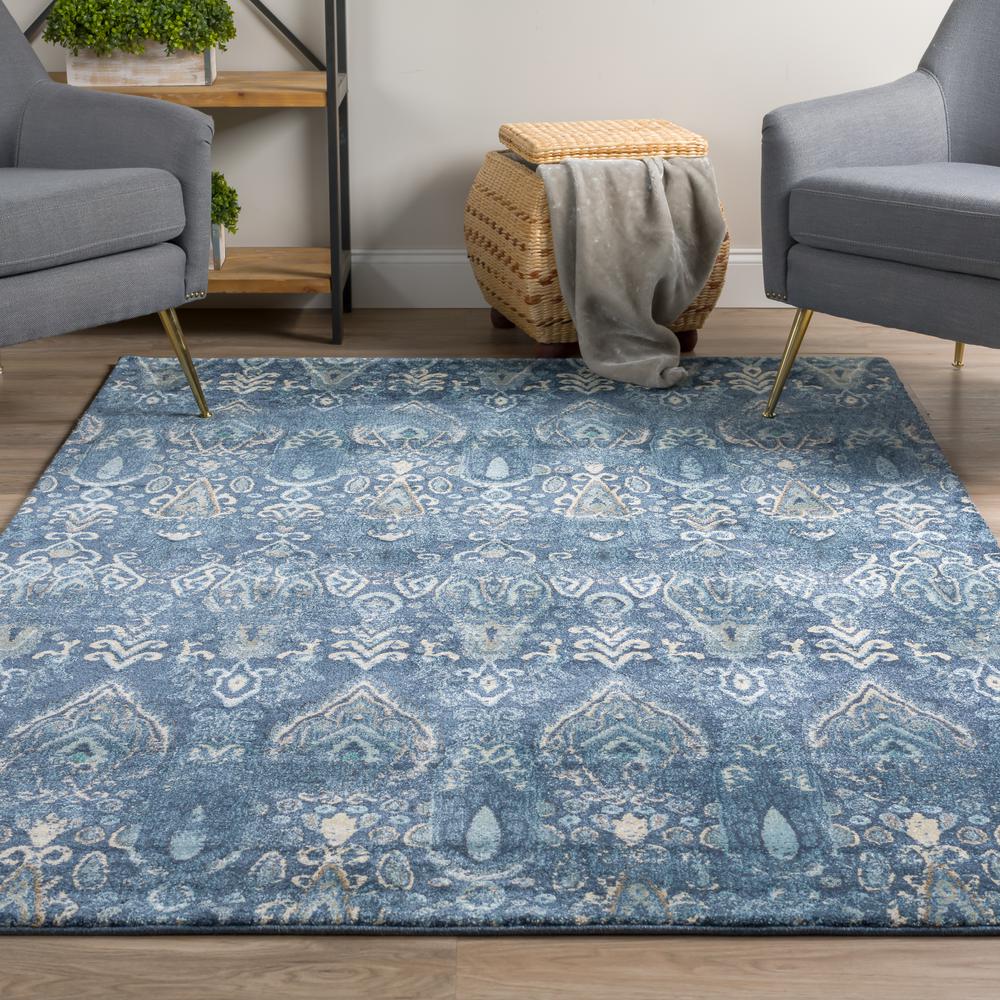 Thurston 46 Blue 9'6"X13'2", Area Rug. Picture 1