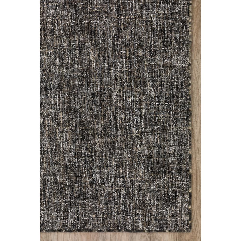 Mateo ME1 Ebony 2'6" x 12' Runner Rug. Picture 3